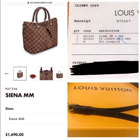 SOLD Louis Vuitton Siena MM - Picture 2 of 8